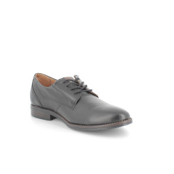 Derbys noir en cuir Pegada