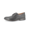 Derbys noir en cuir Pegada