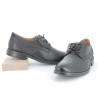 Derbys noir en cuir Pegada