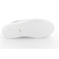 Basket blanche en cuir
