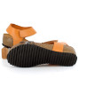 sandales SPK oranges en cuir