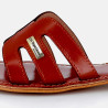 mules Les Tropéziennes en cuir rouge