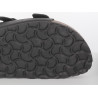 Mule noir en cuir