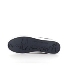 basket marine en cuir