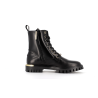 Bottine noire en cuir