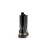 Bottine noire en cuir