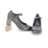 Escarpin noir en cuir