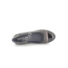 Escarpin noir en cuir