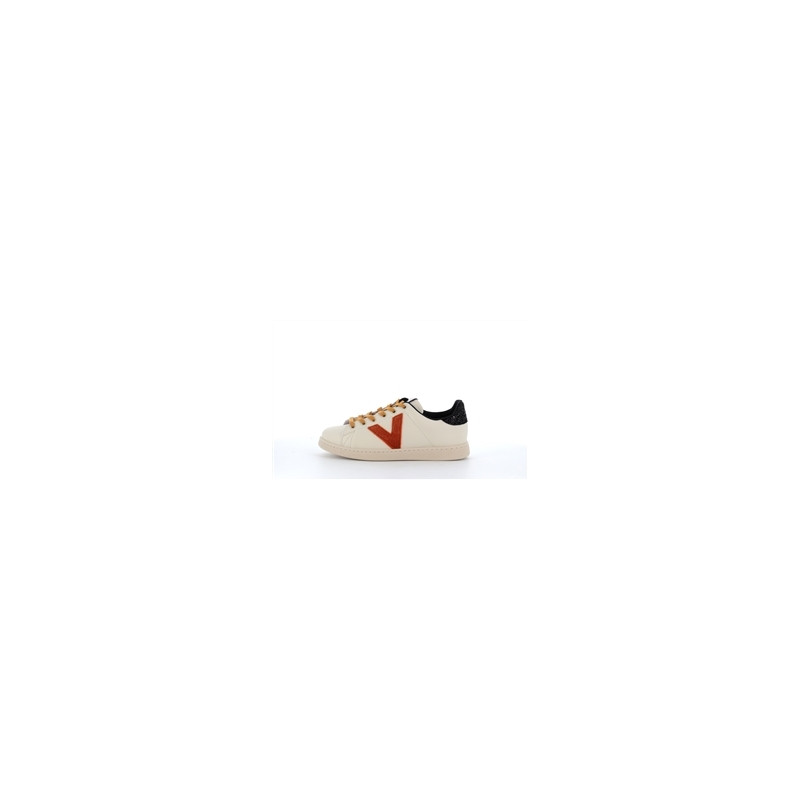 Basket Victoria blanche en cuir