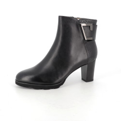 Bottines noires en cuir Regarde le Ciel