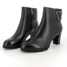 Bottines noires en cuir Regarde le Ciel