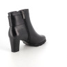 Bottines noires en cuir Regarde le Ciel