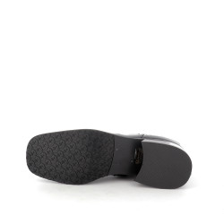 Bottines noires en cuir vernis Mamzelle