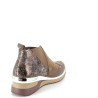 Baskets hautes Mam zelle marrons en cuir