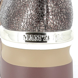 Baskets hautes Mam zelle marrons en cuir