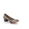 escarpins décolletés Qootum en cuir serpent multicouleurs