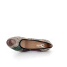 escarpins décolletés Qootum en cuir serpent multicouleurs