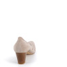 escarpins décolletés Qootum en cuir daim beige