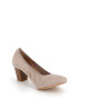 escarpins décolletés Qootum en cuir daim beige