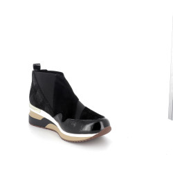 basket Mam zelle noires en cuir