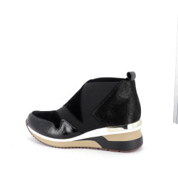 basket Mam zelle noires en cuir