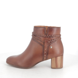 Bottines marrons Pikolinos en cuir