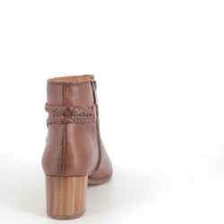 Bottines marrons Pikolinos en cuir