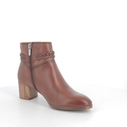 Bottines marrons Pikolinos en cuir