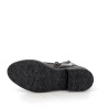 chaussures montantes noires avec dégradé doré