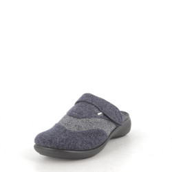 chaussons Westland bleu marine avec détails argentés