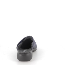 chaussons Westland bleu marine avec détails argentés