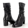 Bottes noires en cuir Regarde le ciel