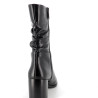 Bottes noires en cuir Regarde le ciel