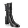 Bottes noires en cuir Regarde le ciel