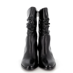 Bottes noires en cuir Regarde le ciel