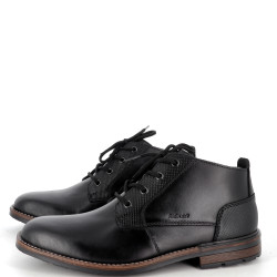 Bottines Rieker noires en cuir