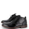 Bottines Rieker noires en cuir
