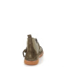 baskets sans lacets en cuir vert kaki Coco et Abricot