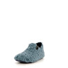 chaussons Verbenas en moumoutte bleu turquoise