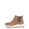 Bottines TBS en daim marron.