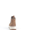 Bottines TBS en daim marron.