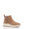 Bottines TBS en daim marron.