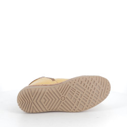 baskets montantes Pedro Torres en cuir jaune