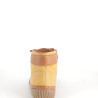 baskets montantes Pedro Torres en cuir jaune