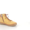 baskets montantes Pedro Torres en cuir jaune