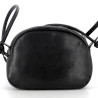 sac à main en cuir noir Pikolinos