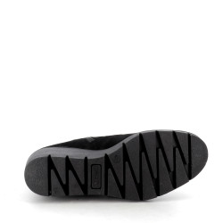 Bottine en Cuir Daim Noir IMAC
