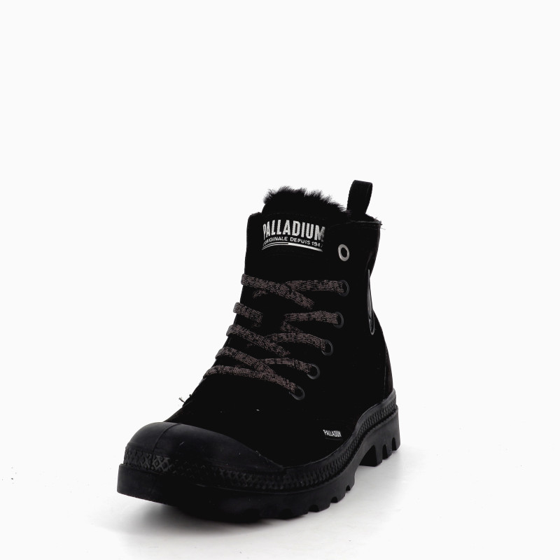 Palladium noire avec Doublure en Moumoutte
