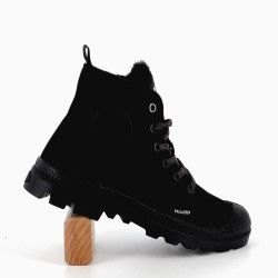 Palladium noire avec Doublure en Moumoutte