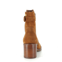 Bottine Marron en Daim à Talon JB Martin Paprika
